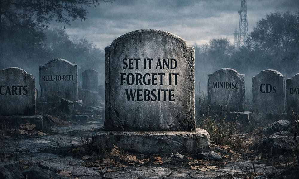 The Death of the “Set It and Forget It” Website