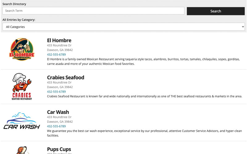 Business Directory