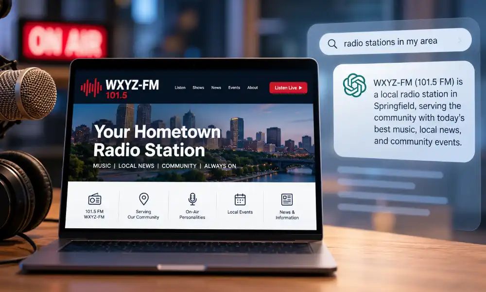 Before Worrying About AI Search, Fix Your Radio Station Website